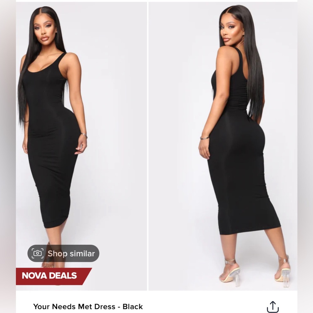 Fashion Nova- Your needs met dress